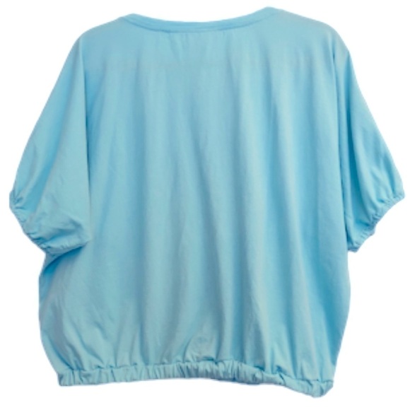 MAEVE BY ANTHROPOLOGIE CANDY PUFF SLEEVES TOP SIZE MEDIUM - Picture 3 of 3